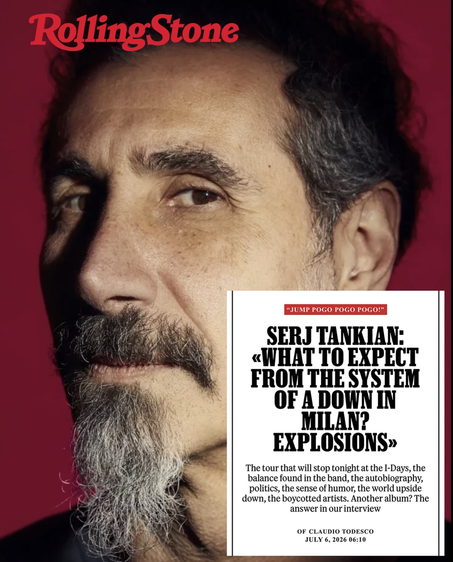 @serjtankian — Serj Tankian